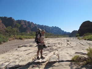 Lower reaches of the gorge..this is a raging torrent in the wet season
