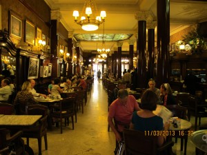 Cafe Tortoni in Avenida de Mayo....an icon in BA for over 150 years