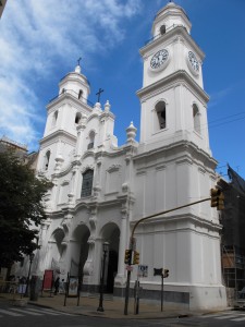 Oldest church in BA...San Ignacio...first church built in brick which probably explains why it is still standing.