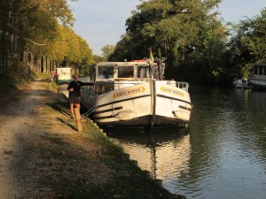 The second week...stopped on the canal