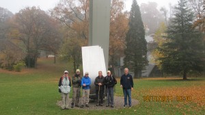 Memorial to the site of the first aluminium commercially produced in Europe in 1888