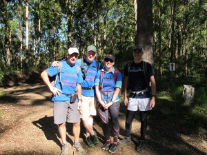 The team somewhere on the way...
