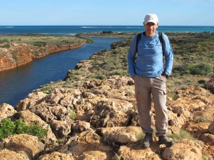 Yardie Creek with Ningaloo Reef in background