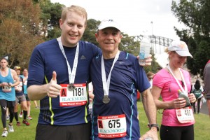 Two happy lads ...SHM done in 1:50