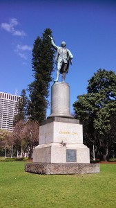 The famous Captain in Hyde Park