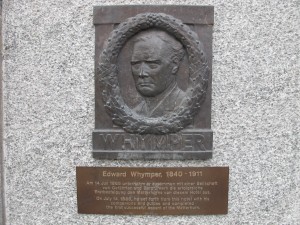 Edward Whymper...famous British mountaineer who led the first ascent of Matterhorn