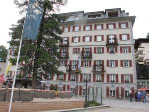 Monte Rosa Hotel - the oldest in Zermatt from where the first ascent team of seven climbers departed 150 years ago...only three returned..!