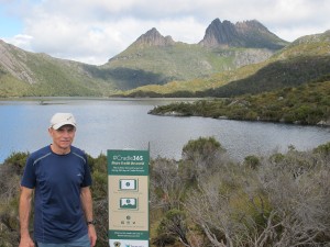 Dove Lake with Cradle Mountain in background
