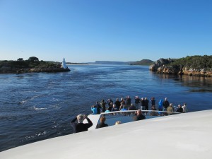 Hells Gates at entry to Macquarie Harbour...so named by convicts about to experience the worst place of their lives...Sarah Island.