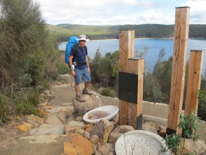 End of Track at Fortescue Bay